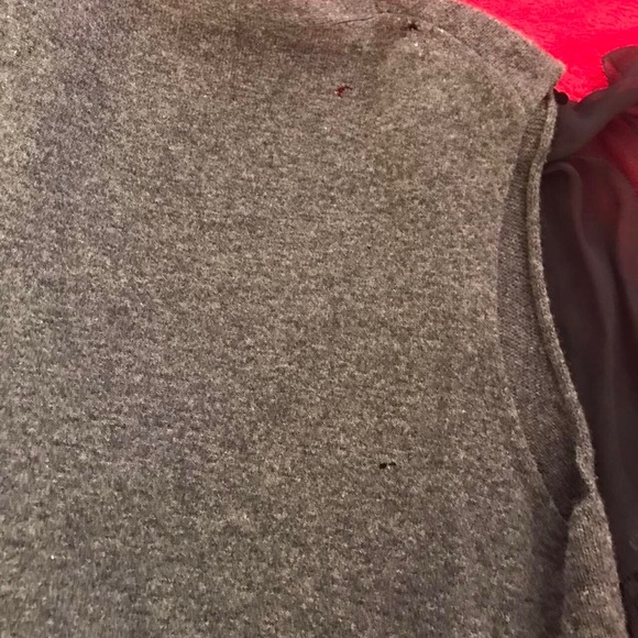 Vintage Vera Wang ready to-wear merino wool sweater vest, silk & sequin … - Picture 2 of 4